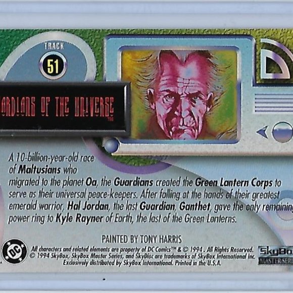 DC Comics 1994 SkyBox Master Series - Cosmic Boy to Guardians of the Universe - Picture 6 of 16